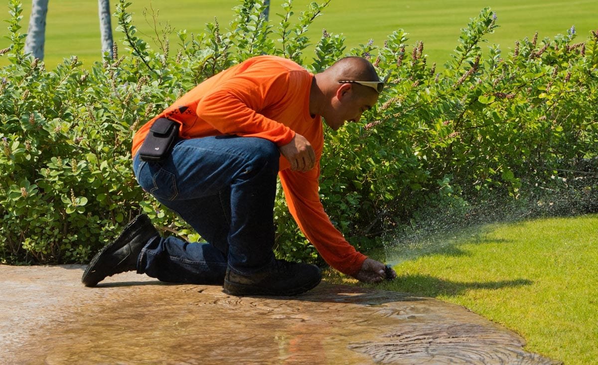 Sprinkler System Adjustment