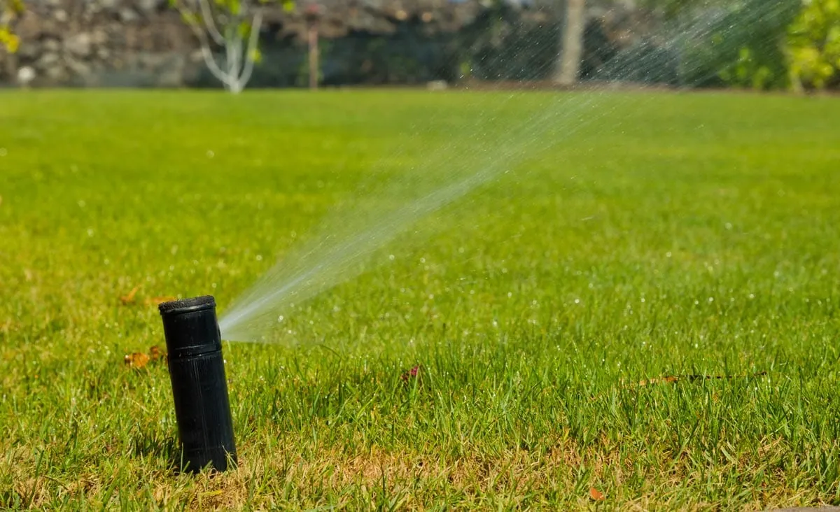 Tilted Sprinkler Head